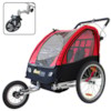 Cykelvagn SunBee Cruiser Barnvagnskit/Stroller - Svart/Röd