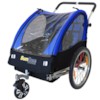 Cykelvagn SunBee Cruiser Barnvagnskit/Stroller - Svart/Blå