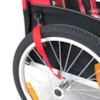 SunBee Cruiser Stroller - SVART/RÖD