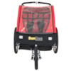 SunBee Cruiser Stroller - SVART/RÖD