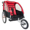 SunBee Cruiser Stroller - SVART/RÖD
