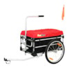 Cykelvagn Lastvagn SunBee Montana Plus - Röd/Svart
