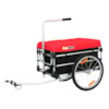 Cykelvagn Lastvagn SunBee Montana Plus - Röd/Svart