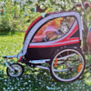 SunBee Promenad PLUS m. barnvagnskit - Svart/Röd