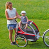 SunBee Promenad PLUS m. barnvagnskit - Svart/Röd