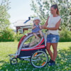 SunBee Promenad PLUS m. barnvagnskit - Svart/Röd