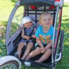 SunBee Promenad PLUS m. barnvagnskit - Svart/Röd
