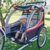 SunBee Promenad PLUS m. barnvagnskit - Svart/Röd