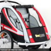 Cykelvagn SunBee Supreme XL Barnvagnskit/Stroller - Svart/Röd