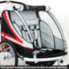 Cykelvagn SunBee Supreme XL Barnvagnskit/Stroller - Svart/Röd