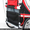 Cykelvagn SunBee Supreme XL Barnvagnskit/Stroller - Svart/Röd