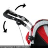 Cykelvagn SunBee Supreme XL Barnvagnskit/Stroller - Svart/Röd