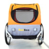 Cykelvagn SunBee Tassen, för husdjur V2 - Orange/Grå