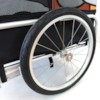 Cykelvagn SunBee Tassen, för husdjur V2 - Orange/Grå