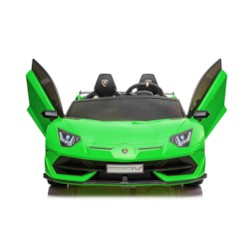 Elbil Lamborghini Aventador SVJ - Grön