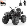 Elbil fyrhjuling Revenger R/C - Svart
