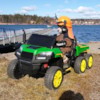 Elbil Truckster 4WD tvåsits 12V - Grön