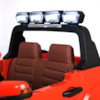 Elbil Ford Ranger Super Cab 4x4 - Röd