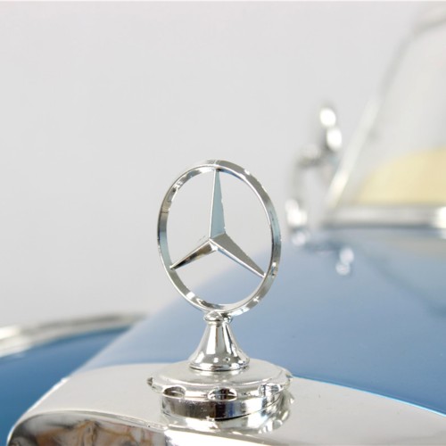 Elbil Mercedes 300S Classic 12V - Ljusblå metallic