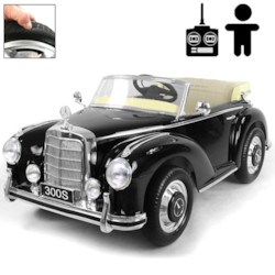 Elbil Mercedes 300S Classic 12V - Svart