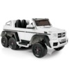 Elbil Mercedes G63 6x6 12V - Vit