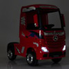 Elbil Lastbil Mercedes Actros 4WD - Röd
