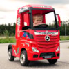 Elbil Lastbil Mercedes Actros 4WD - Röd