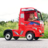 Elbil Lastbil Mercedes Actros 4WD - Röd