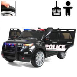 Elbil POLICE FORCE 12V - Svart