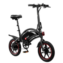 Elscooter/Elcykel DYU D3F - Svart