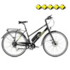 FYNDEX - Elcykel EvoBike SPORT-8 250W 2020 - Svart, dam