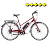 FYNDEX - Elcykel EvoBike SPORT-8 250W 2020 - Cherry, dam