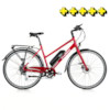 FYNDEX - Elcykel EvoBike SPORT-8 250W 2020 - Cherry, dam