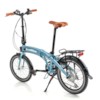 Elcykel EvoBike Travel, Hopfällbar - Delfingrå