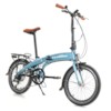 Elcykel EvoBike Travel, Hopfällbar - Delfingrå