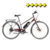 Elcykel EvoBike SPORT-8 250W 2020 - Cherry, dam