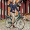 Elcykel EvoBike CLASSIC-7 250W 2020 - Matt olivgrön, herr
