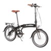 Elcykel EvoBike Travel 2020, Hopfällbar - Svart