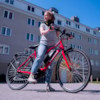 Elcykel EvoBike Sport-8 Mid-Drive 250W 2021 - Röd, Dam