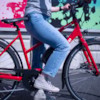 Elcykel EvoBike Sport-8 Mid-Drive 250W 2021 - Röd, Dam