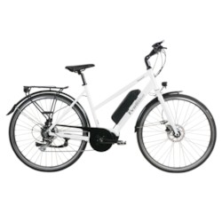 Elcykel EvoBike Sport-8 Mid-Drive 250W 2021 - Vit, Dam