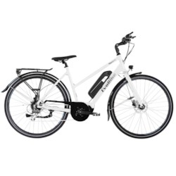 Elcykel EvoBike Sport-8 Mid-Drive 250W 2021 - Vit, Dam