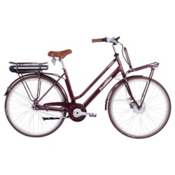 Elcykel EvoBike Classic-3 250W 2021 - Röd, Dam