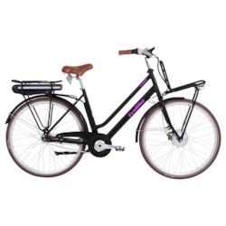 Elcykel EvoBike Classic-7 250W 2021 - Svart, Dam