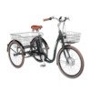 Elcykel Trehjulig Elcykel Evobike Elegant 24 tum 250W 2021 - Olivgrön