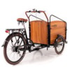 Elcykel Lådcykel Evobike Cargo PRO - 630Wh - Natural wood