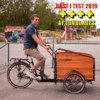 Elcykel Lådcykel Evobike Cargo PRO - 630Wh - Natural wood