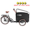 Elcykel Lådcykel Evobike Cargo PRO 630Wh - Darkwood