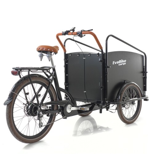 Elcykel Lådcykel Evobike Cargo PRO 630Wh - Darkwood