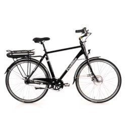 Elcykel EvoBike ECO-7 250W - Brilliantsvart, herr